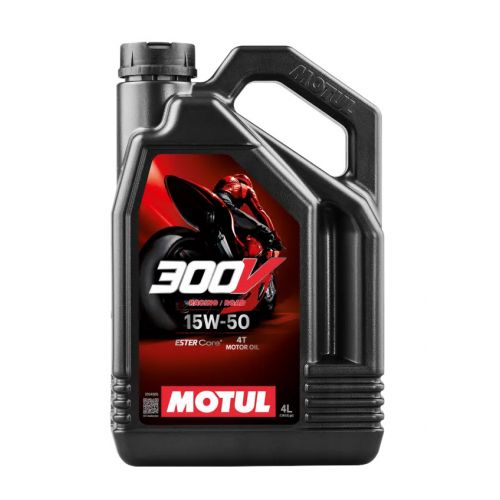 MOTUL 300V 4T FACTORY LINE ROAD RACING 15W-50 - Lubrificante Olio Motore 4 Litri