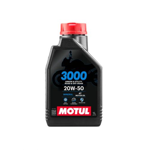 MOTUL 3000 4T 20W-50 - 1 Litro Lubrificante Olio Motore