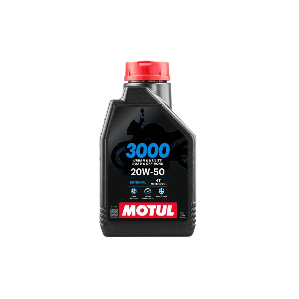 MOTUL 3000 4T 20W-50 - 1 Litro Lubrificante Olio Motore