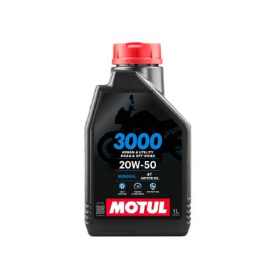 MOTUL 3000 4T 20W-50 - 1 Litro Lubrificante Olio Motore