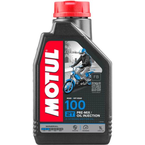 MOTUL 100 2T MINERALE - 1 Litro Olio Motore a 2 tempi