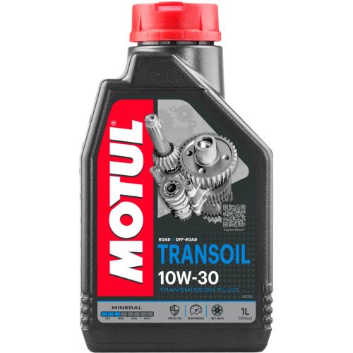 MOTUL TRANSOIL 10W-30 - 1 Litro Lubrificante per cambi con frizione a bagno d'olio