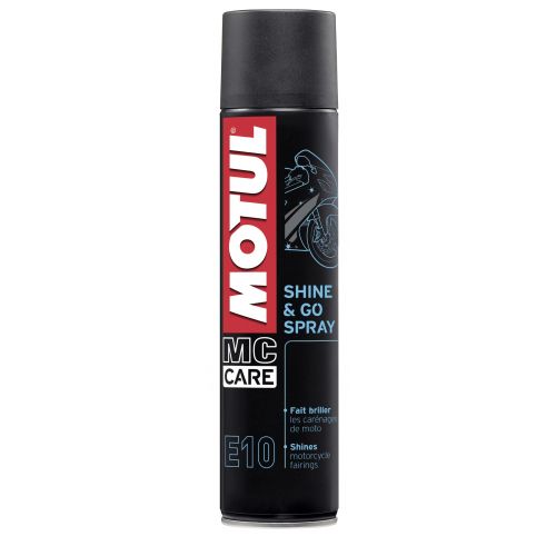 MOTUL MC CARE E10 SHINE & GO SPRAY - 400ml Ravviva vernici e parti in plastica