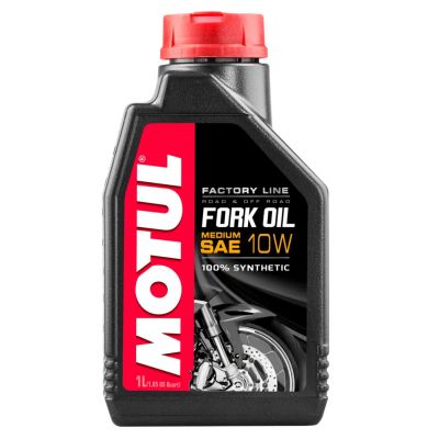 MOTUL FORK OIL FACTORY LINE MEDIUM 10W Liquido idraulico ad elevate prestazioni per tutti i tipi di forcelle telescopiche