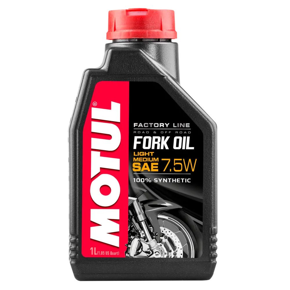 MOTUL FORK OIL FACTORY LINE LIGHT/ MEDIUM 7.5W Liquido idraulico elevate prestazioni per tutti i tipi di forcelle telescopiche