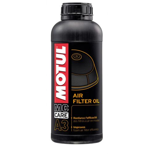 MOTUL MC CARE A3 AIR FILTER OIL Olio adesivo per filtri aria in schiuma - 1 litro