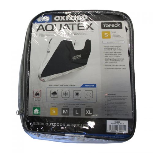 OXFORD CV201 Aquatex Cover Top Box S Telo coprimoto impermeabile per moto e scooter con bauletto