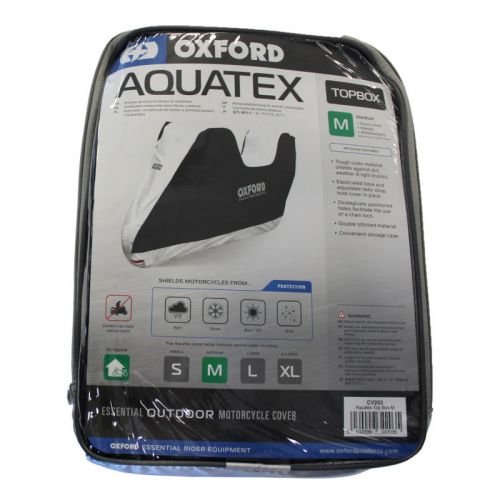 OXFORD CV203 Aquatex Cover Top Box M Telo coprimoto impermeabile per moto e scooter con bauletto
