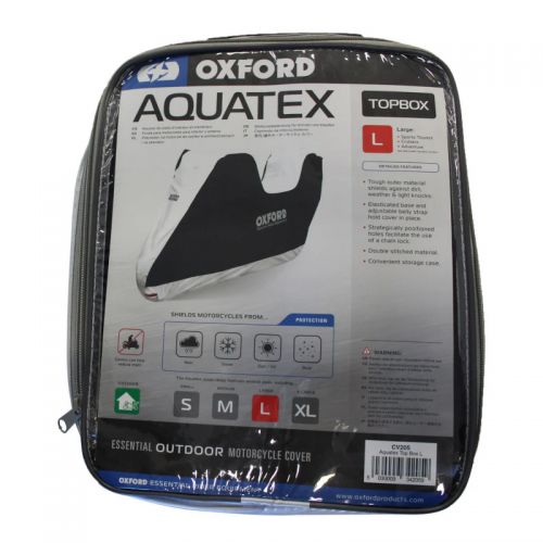 OXFORD CV205 Aquatex Cover Top Box L Telo coprimoto impermeabile per moto e scooter con bauletto