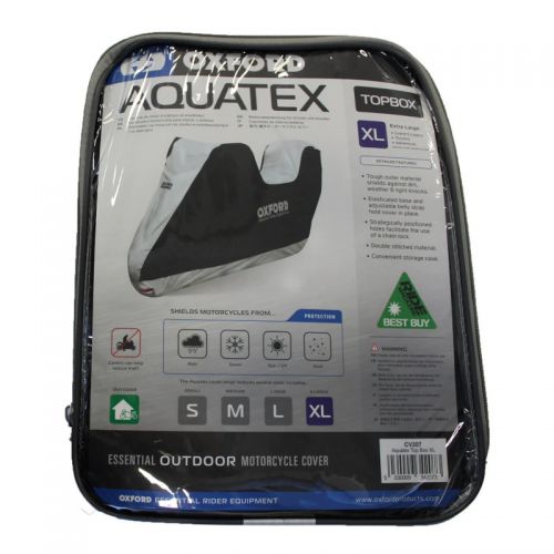 OXFORD CV207 Aquatex Cover Top Box XL Telo coprimoto impermeabile per moto e scooter con bauletto