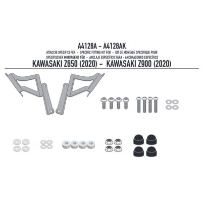 GIVI 1176A Cupolino fumé con attacchi specifici per KAWASAKI Z 900 2020 / 2024