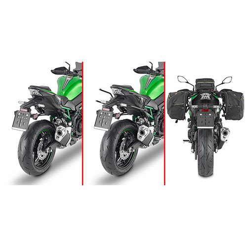 GIVI Telaietti REMOVE-X sgancio rapido per borse laterali per KAWASAKI Z 900 2020 / 2026
