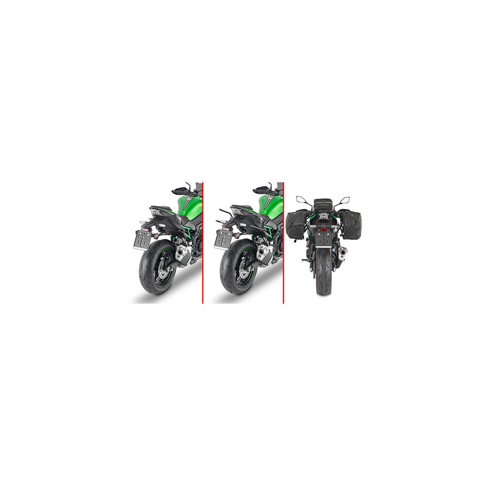 GIVI Telaietti REMOVE-X sgancio rapido per borse laterali per KAWASAKI Z 900 2020 / 2026