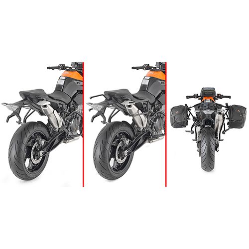 GIVI Telaietti REMOVE-X a sgancio rapido per borse soffici laterali per KTM DUKE 890 R 2021 / 2023