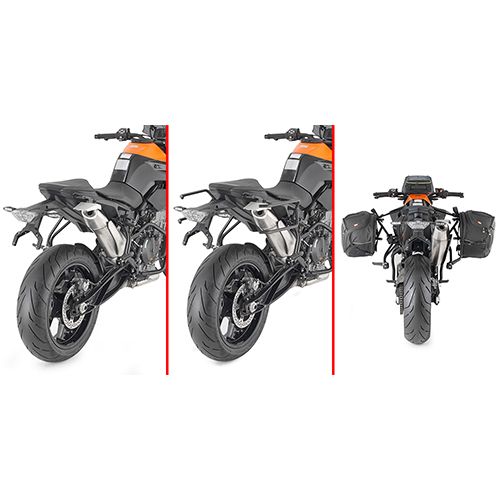 Telaietti GIVI TR7708 Remove-X Sgancio Rapido per KTM 890 Duke R