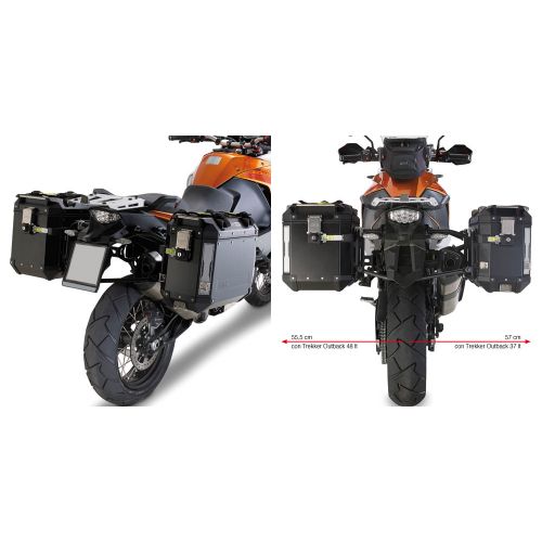 Telai Laterali GIVI PL7705CAM Monokey Cam Side per KTM Adventure 1290