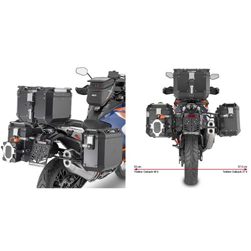 Telai GIVI PLO7713CAM Cam Side per KTM 1290 1390 Adventure S R