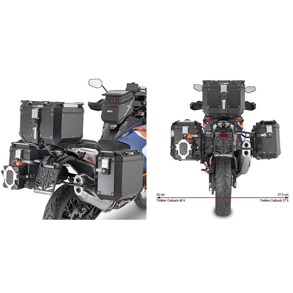 Telai GIVI PLO7713CAM Cam Side per KTM 1290 1390 Adventure S R