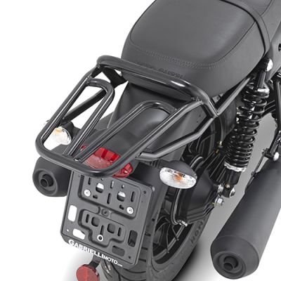 Attacco Nero Lucido GIVI SR8201 per Moto Guzzi V7 III 2017 - 2020