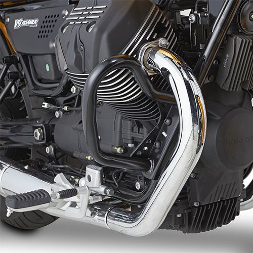 GIVI TN8202 Paramotore tubolare nero per GUZZI V7 850 STONE / SPECIAL - V7 III STONE / SPECIAL - V9 ROAMER / BOBBER