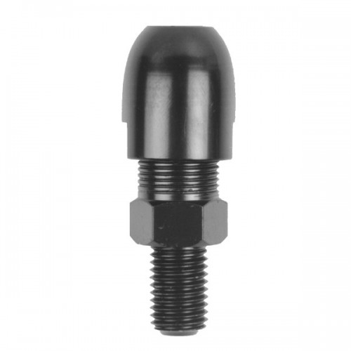 Pinza elastica nera M10/125 avvitatura destra adattatore per specchietto retrovisore senza filetto