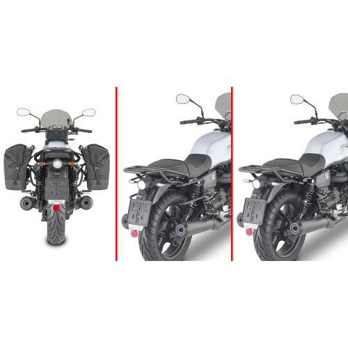 GIVI TR8206 Telaietti REMOVE-X sgancio rapido per borse soffici laterali per GUZZI V7 850 STONE / SPECIAL 2021 / 2026