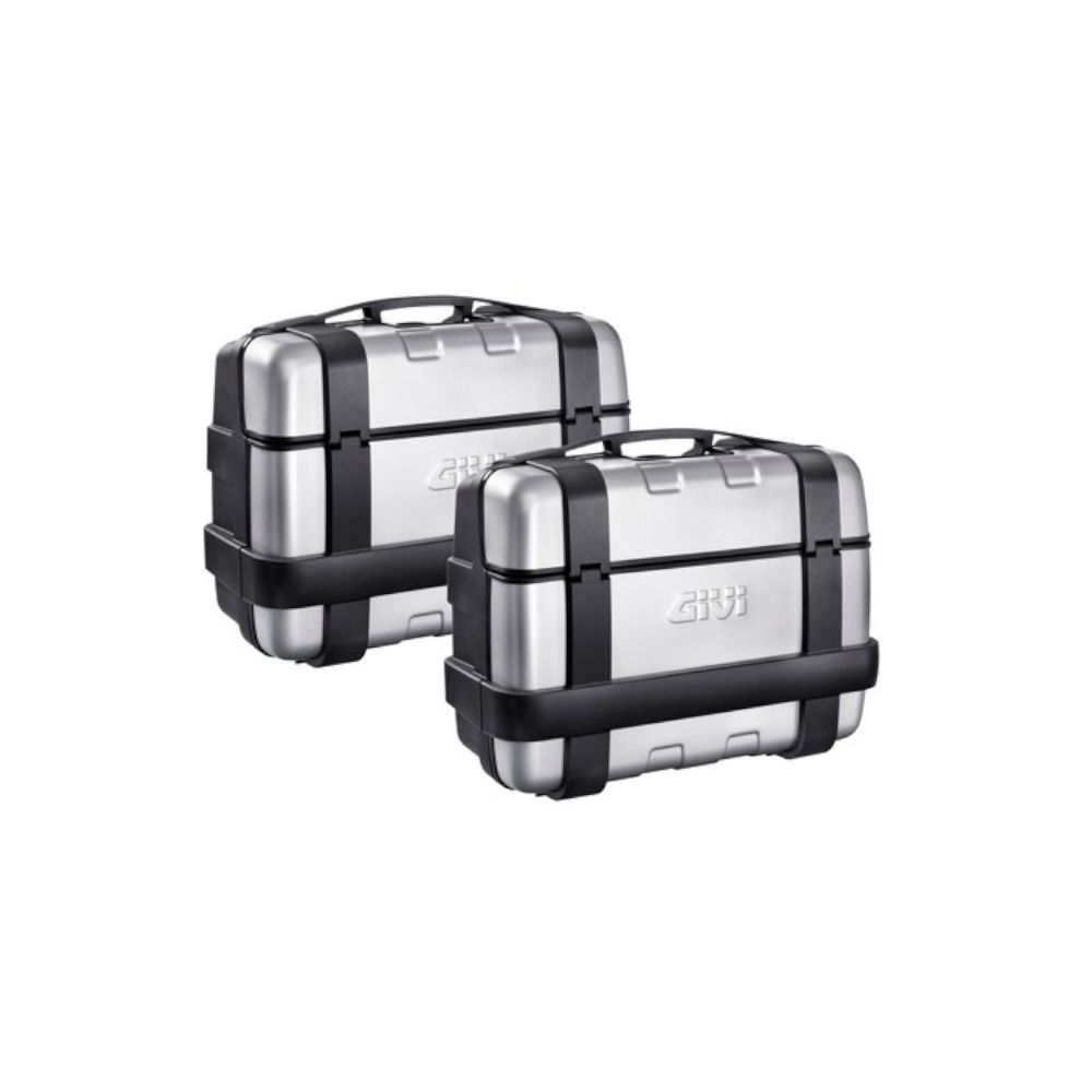 Coppia Valigie GIVI TRK33PACK2 Monokey Trekker 33 Litri Alluminio