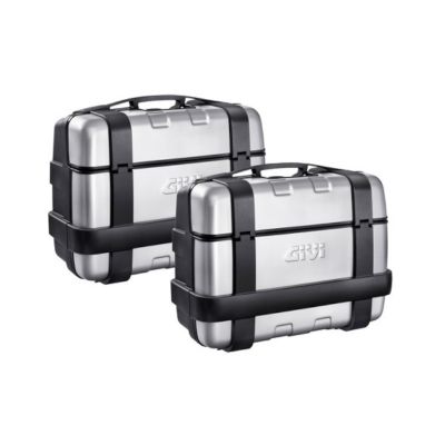 Coppia Valigie GIVI TRK33PACK2 Monokey Trekker 33 Litri Alluminio
