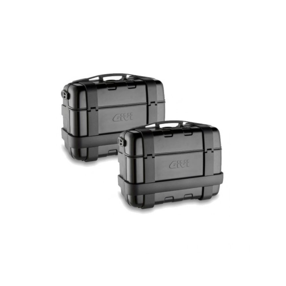 Coppia Valigie GIVI TRK33BPACK2 Trekker 33 Litri Monokey Black Line