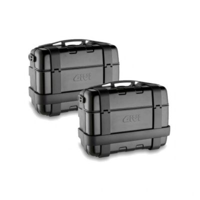 Coppia Valigie GIVI TRK33BPACK2 Trekker 33 Litri Monokey Black Line