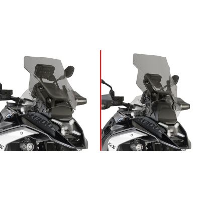 GIVI Cupolino fumè compatibile con versioni dotate di Radar per BMW R 1300 GS / ADVENTURE 2024 / 2026