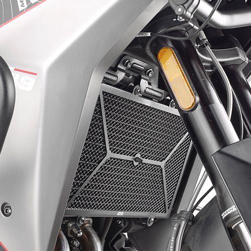 GIVI PR9350 Protezione per radiatore in acciaio verniciato nero per MORINI X-CAPE 649 2021 / 2024
