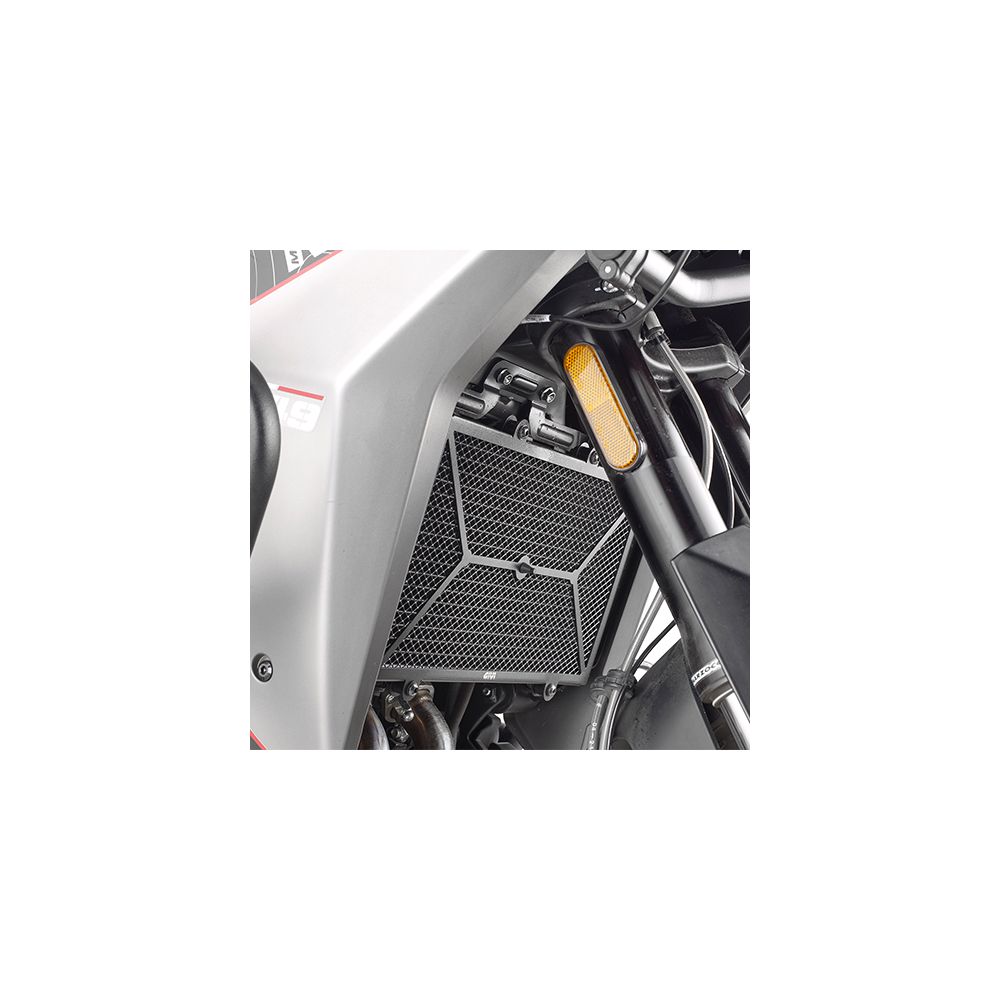 GIVI PR9350 Protezione per radiatore in acciaio verniciato nero per MORINI X-CAPE 649 2021 / 2024