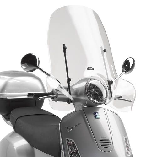 Parabrezza GIVI 104A con Attacchi A104A per Piaggio Vespa 2003 - 2022