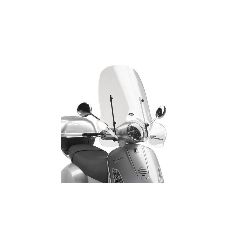Parabrezza GIVI 104A con Attacchi A104A per Piaggio Vespa 2003 - 2022