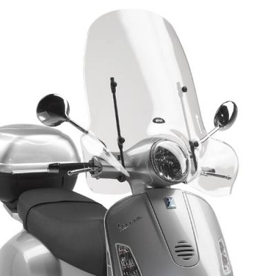 Parabrezza GIVI 104A con Attacchi A104A per Piaggio Vespa 2003 - 2022