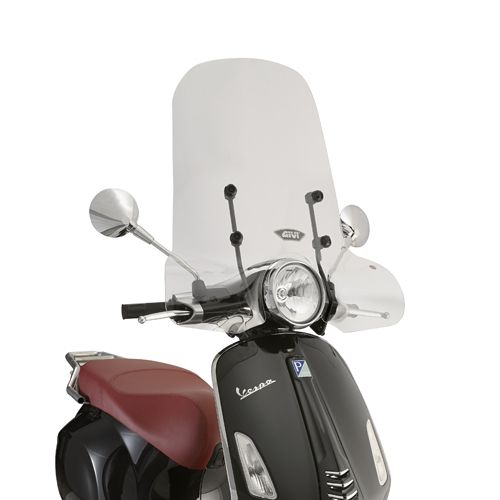 Parabrezza GIVI 5608A con Attacchi A5608A per Piaggio Vespa Primavera 2014 - 2026