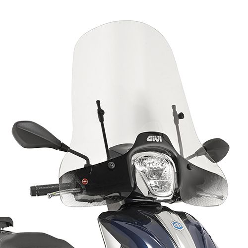 Parabrezza GIVI 5612A con Attacchi A5606A per Piaggio Medley 2016 - 2019