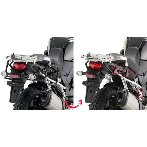 Telai Laterali GIVI PLR3105 Sgancio Rapido per Suzuki V-Strom 1000
