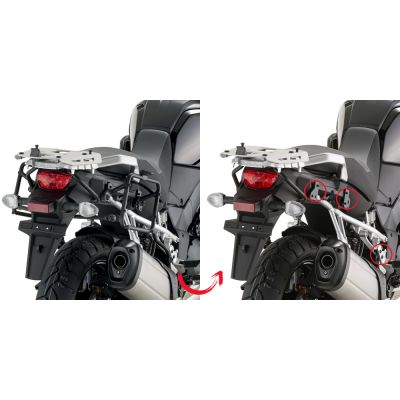 Telai Laterali GIVI PLR3105 Sgancio Rapido per Suzuki V-Strom 1000
