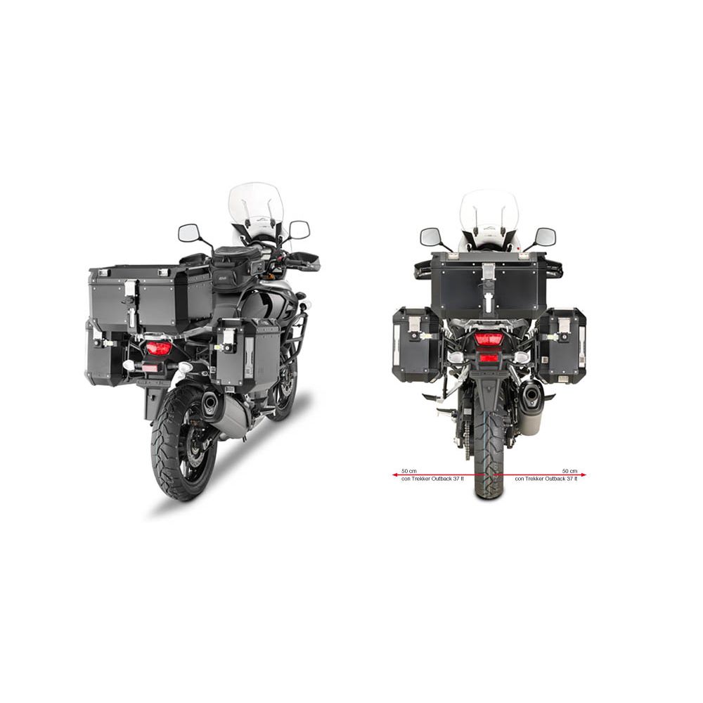 Telai Laterali GIVI PL3105CAM Cam-Side per Suzuki V-Strom 1000 14-19