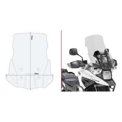 Parabrezza GIVI D3117ST per Suzuki V-Strom 1050 / XT / SE 2020-2026, V-Strom 1050 2023 - 2026