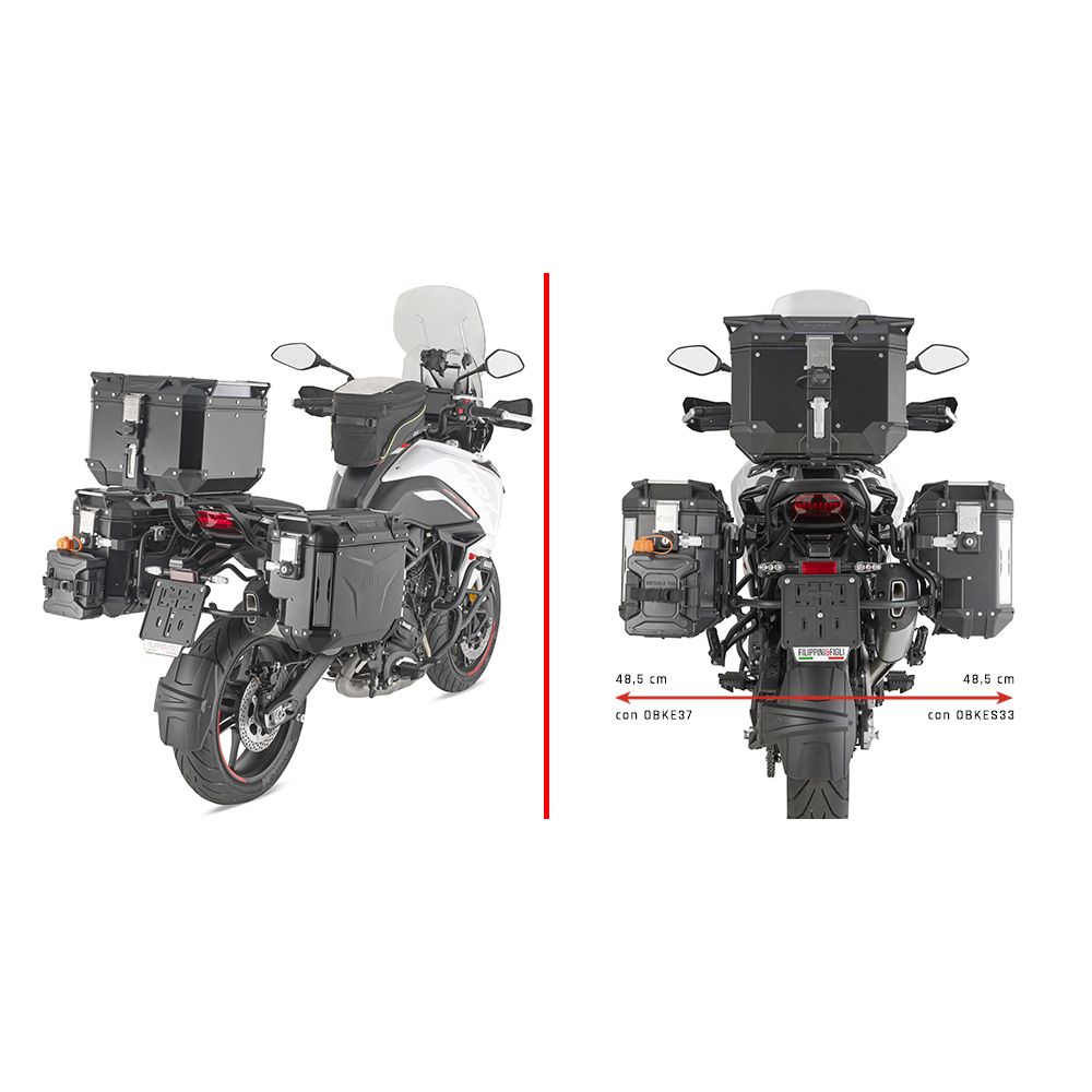 Telaietti Laterali GIVI PLOS8717CAM Scantonati per Benelli TRK 702 X