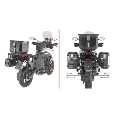 Telaietti Laterali GIVI PLOS8717CAM Scantonati per Benelli TRK 702 X