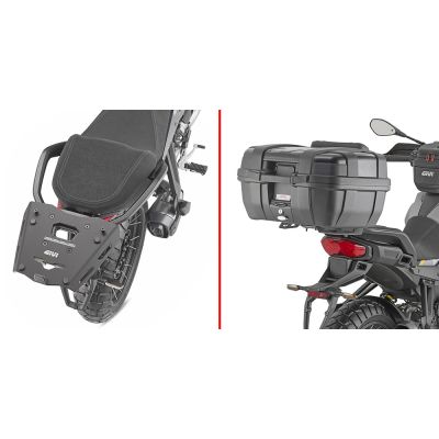 Attacco Alluminio GIVI SRA8208 per Moto Guzzi Stelvio 1000 24-26