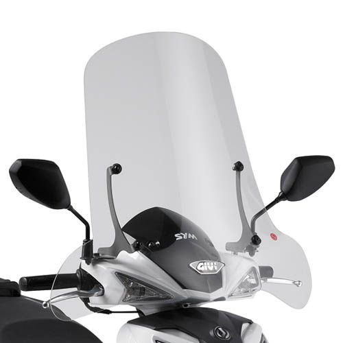 Parabrezza GIVI 297A con Attacchi A297A per Sym Symphony SR 50-125-151