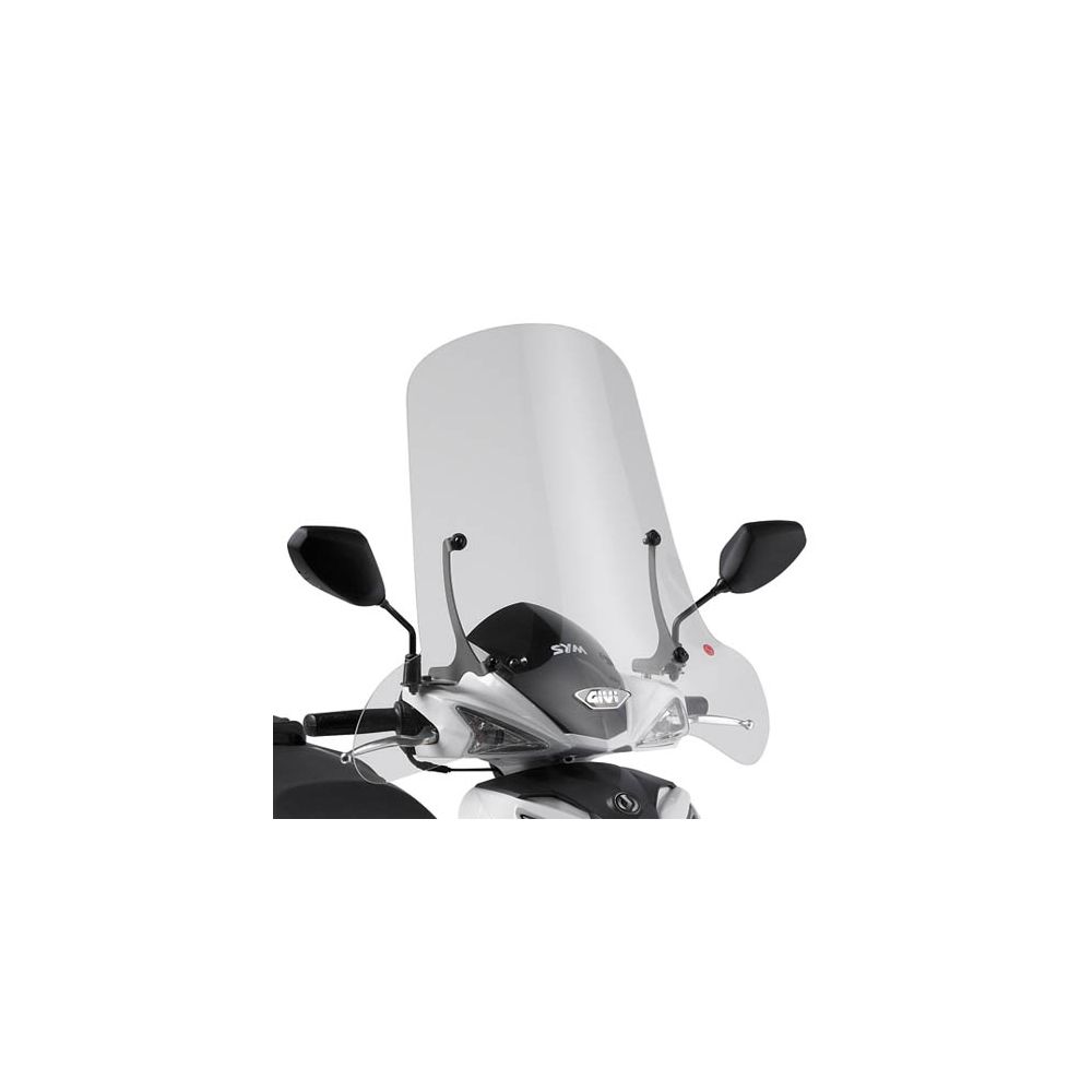 Parabrezza GIVI 297A con Attacchi A297A per Sym Symphony SR 50-125-151