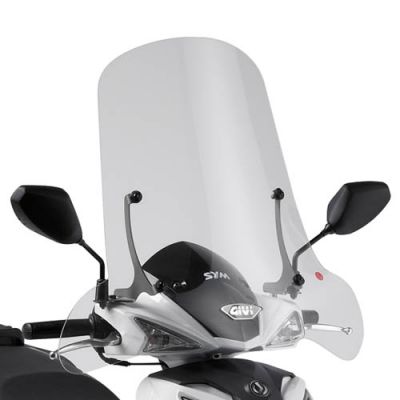 Parabrezza GIVI 297A con Attacchi A297A per Sym Symphony SR 50-125-151