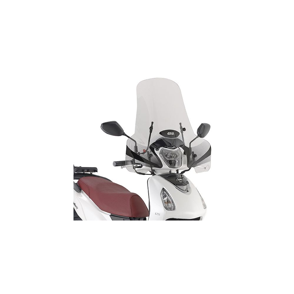 Parabrezza GIVI 7057A con Attacchi A7064A per Sym Symphony 125 2021 - 2026