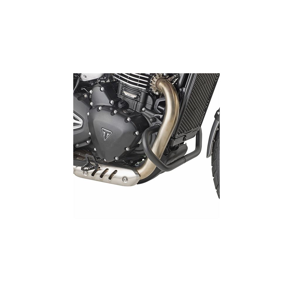 GIVI TN6424 Paramotore tubolare nero per TRIUMPH SCRAMBLER 400 X 2024 / 2026 - SPEED 400 2024 / 2026